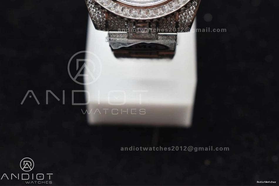 Diamonds AMGF Dial VR Chic On Bracelet Blue Submariner Full On Edition 40mm 1149 SS Best 0813